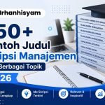Contoh judul skripsi manajemen