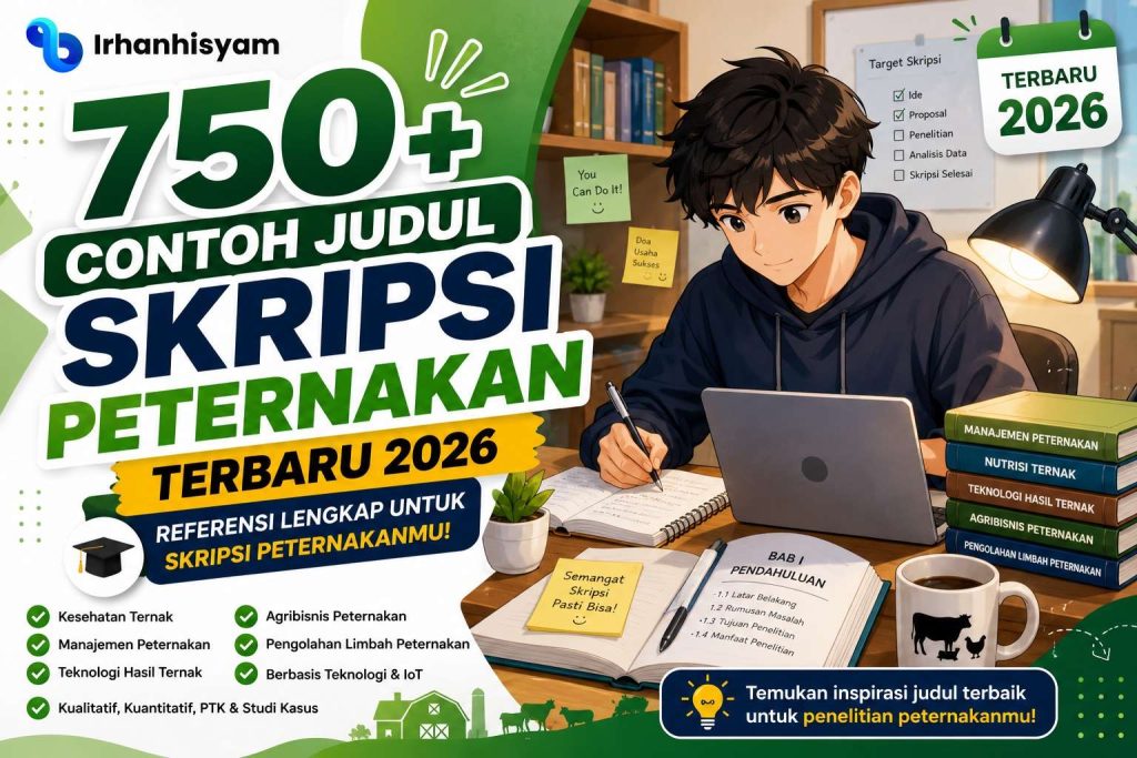 contoh judul skripsi peternakan